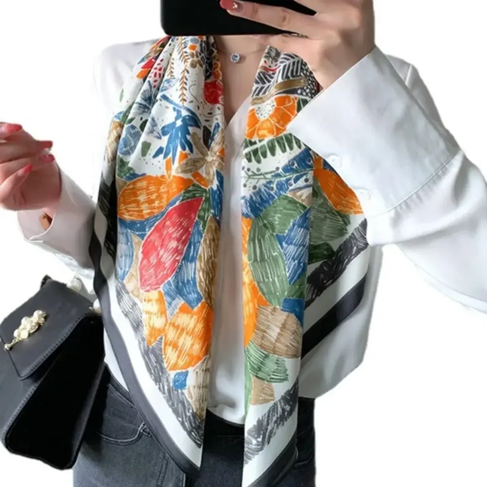 👉 Colorful Boho Bliss Silk Scarf